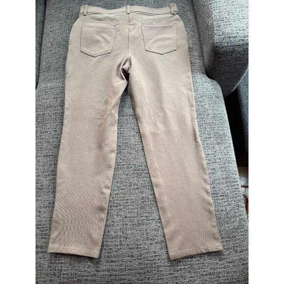 So Slimming By Chicos Womens Taupe Pants Size 1 Short Stretch Casual - Picture 2 of 8